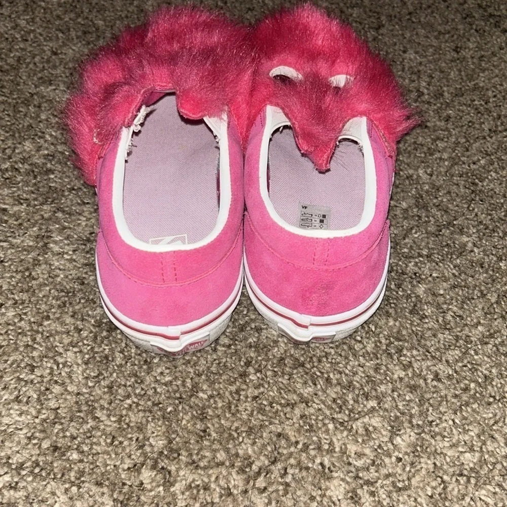 Girls Pink Monster Vans